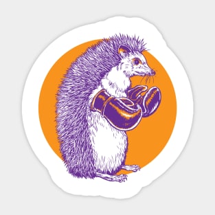 Hedgehog Boxer Sticker